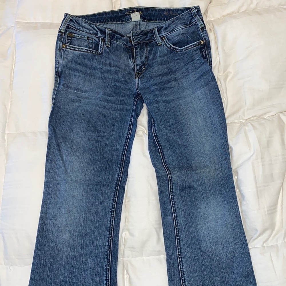 Silver Aiko Jeans